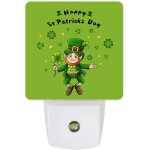 Elfe mignon de la saint - patrick avec chapeau, lampe a economie d'�nergie pour cuisine, chambre a coucher, ...