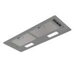 Elica hotte encastrable era (80 cm - acier verni gris)