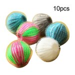 Eliminateur magique de poils d'animaux, 10 pi�ces, boule a lessive, peluche, nettoyant