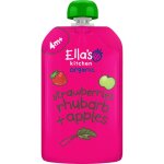 Ella's kitchen pur�e bio fraise, rhubarbe & pommes 4m + 120g
