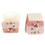 Emballage de g�teau, tasse a muffin de qualit� alimentaire, divers motifs, polyvalent, propre, doublure ...