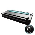 Emballage sous vide cecotec sealvac 120 steelcut 0, 75 bar 120w noir