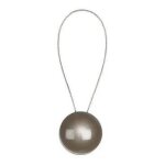 Embrasse  rideaux  rideaux aimante beige v. creations l. 26 x Ø2, 5cm