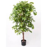 Emerald ficus artificiel deluxe 140 cm en pot