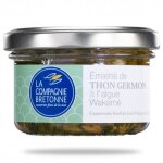 Emietté de thon germon a l'algue wakamé, 90gr Emietté de thon germon a l'algue wakamé, 90gr