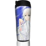 Empty space where we are least alone anime girl travel coffee mugs double wall vacuum tumblers insulated ...