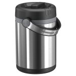 Emsa 509244 bo�te herm�tique alimentaire 1, 2 l anthracite, noir et acier inoxydable