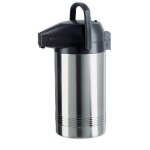 Emsa 637301600 president pichet isotherme a pompe inox / noir 3, 0 l