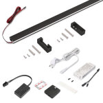 Emuca 5230754 kit barre pour armoire luxe, ruban led 4, 5x8 neonlynx v, d�tecteur de mouvement rf smart ...