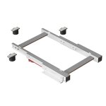 Emuca coulisses pour table coulissante corner, inox bross� , aluminium, 1 ut.