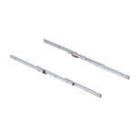 Emuca coulisses pour table escamotable coktail reverse h35, inox brossé , aluminium, 1 u Emuca coulisses pour table escamotable coktail reverse h35, inox brossé , aluminium, 1 u