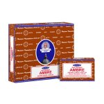 Encens c�nes backflow ambre satya x2 boites