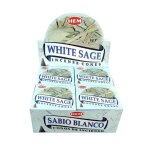Encens c�nes sauge blanche hem lot 12 boites (white sage)