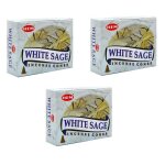 Encens c�nes sauge blanche lot 3 boites hem