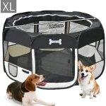 Enclos pliable grand parc pour animaux (chien, chiots, chats, lapins, hamster) pour l'int�rieur ou l'ext�rieur ...
