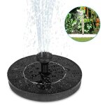 Energie solaire fontaine pompe oiseau bain fontaine submersible cascade flottant panneau solaire pour ...
