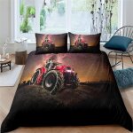 Enfants parure de lit x cm pelle housse de couette camion d��cor ensembles de housse de couette tracteurs ...