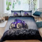 Enfants parure de lit x cm pelle housse de couette camion d��cor ensembles de housse de couette tracteurs ...