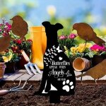 Enseigne de clôture en acrylique imperméable pour animaux de compagnie, empreinte de patte, plaque de ... Enseigne de clôture en acrylique imperméable pour animaux de compagnie, empreinte de patte, plaque de ...