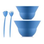 Ensemble de 2 bols 3 l et 4. 9 l avec couverts a salade - bodum - topee - matisse