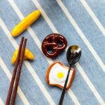 Ensemble de 4 pièces de style japonais, décoration créative pour le petit déjeuner, ustensiles de cuisine, ... Ensemble de 4 pièces de style japonais, décoration créative pour le petit déjeuner, ustensiles de cuisine, ...