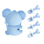 Ensemble 5pc - assiettes en silicone pour enfants, sans bpa, ensemble'alimentation pour bébé, bol a ventouse ... Ensemble 5pc - assiettes en silicone pour enfants, sans bpa, ensemble'alimentation pour bébé, bol a ventouse ...