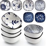 Ensemble de 6 bols a trempette japonais 150 ml