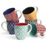 Ensemble de 6 grandes tasses a caf� 560 ml