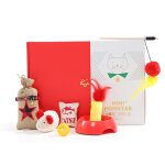 Ensemble de 8 pices de btonnets de chat amusants, boule de fourrure, petite souris, petit animal, etoile, ...