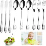 Ensemble de 9 couverts enfant inox avec gravure, comprenant 3 fourchettes, 3 cuillères et 3 couteaux ... Ensemble de 9 couverts enfant inox avec gravure, comprenant 3 fourchettes, 3 cuillères et 3 couteaux ...
