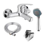 Ensemble d'accessoires fontastock bain - douche zinc Ensemble d'accessoires fontastock bain - douche zinc