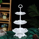 Ensembles d'assiettes pliantes multicouches de style européen, assiette a dessert, support a gâteaux, ... Ensembles d'assiettes pliantes multicouches de style européen, assiette a dessert, support a gâteaux, ...