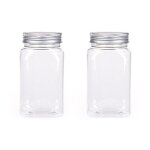 Ensemble de bocaux a condiments, bouteille en plastique transparente, bouteille d'emballage alimentaire, ...