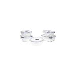 Ensemble de boîtes a lunch luminarc pure box active (5 pcs) verre Ensemble de boîtes a lunch luminarc pure box active (5 pcs) verre