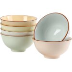 Ensemble de bols en c�ramique color�s ¿ el�gants et pratiques