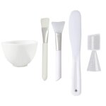 Ensemble de bol de mélange de masque facial, outil de mélange de masque facial de bol en silicone Ensemble de bol de mélange de masque facial, outil de mélange de masque facial de bol en silicone