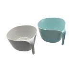 Ensemble de bols passoire de cuisine, panier a fruits 2 en 1, bassin de vidange a double couche, panier ... Ensemble de bols passoire de cuisine, panier a fruits 2 en 1, bassin de vidange a double couche, panier ...