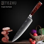 Ensemble de couteaux de cuisine professionnels, couteau de boucher a dsosser couteau de boucher a fruits ...