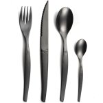 Ensemble de coutellerie 16 pcs jet noir d�lav� lou laguiole