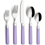 Ensemble de couverts en acier inoxydable annova - poignées de couleur - fourchettes a dîner, fourchettes ... Ensemble de couverts en acier inoxydable annova - poignées de couleur - fourchettes a dîner, fourchettes ...