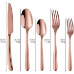 Ensemble de couverts en acier inoxydable : couteau, fourchette, fourchette a dessert, cuill�re, cuill�re ...