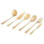 Ensemble de couverts de service 6 pi�ces, ensemble d'ustensiles de service, comprenant une pelle a g�teau ...
