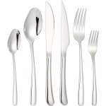 Ensemble de couverts, couverts de table pour 6 personnes, mnagre 36 pices, couverts avec couteau, ...