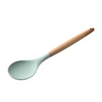Ensemble de cuisine, manche, spatule en bois, cuillre a soupe, accordeur, cuillre, ecumoire, brosse, ...