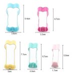 Ensemble d'emporte - pi�ces en forme d'os pour chien - sans danger pour les aliments, durables, plusieurs ...