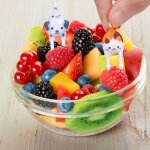 Ensemble de fourchettes a fruits réutilisables, 7 pièces, dessin animé, animal créatif, chat, chien, ... Ensemble de fourchettes a fruits réutilisables, 7 pièces, dessin animé, animal créatif, chat, chien, ...