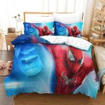 Ensemble de housse de couette ensemble de literie spiderman housse de couette super hero