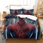 Ensemble de housse de couette ensemble de literie spiderman housse de couette super hero king