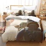 Ensemble de housse de couette ensemble de literie star wars housse de couette ma�tre yoda