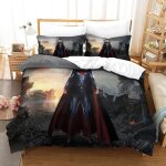 Ensemble de housse de couette ensemble de literie superman housse de couette